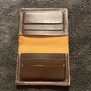 Custom made 100% genuin leather wallet.
